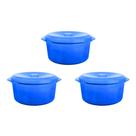 Kit 3 Panela Plastica Multiuso para Microondas com Tampa 2 Litros Tapoer Vasilha Caçarola Pote 2000ml Merconplas Kit 3 Panela Plastica Multiuso para Microondas com Tampa 2 Litros Tapoer Vasilha Caçarola Pote 2000ml Merconplas
