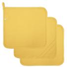 Kit 3 Paninhos de Boca Açafrão - Corujitos