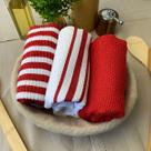 Kit 3 Pano de Prato Copa Cozinha Absorvente Atoalhado Fiu Vm