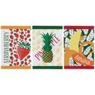 Kit 3 panos de prato/copa felpudo teka fiori com várias estampas em promoção - Kit 3 panos de prato/copa felpudo teka fiori com várias estampas em promoção -