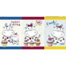 Kit 3 panos de prato/copa felpudo teka fiori com várias estampas em promoção - Kit 3 panos de prato/copa felpudo teka fiori com várias estampas em promoção -