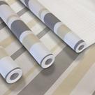 Kit 3 Papel Adesivo Lavavel HD Bege e Cinza Listrado 15m