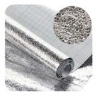 Kit 3 Papel Parede Alumínio Impermeável Folha Autoadesiva Cozinha