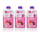 Kit 3 Papinha Papapá Orgânica Maçã Ameixa 300g