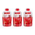 Kit 3 Papinha Papapá Orgânica Maçã Morango S/ Leite e Glúten 300g