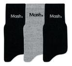 Kit 3 Par Meia Mash C Curto Algodão Adulto Masculino 202.05