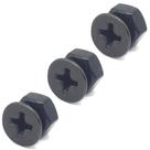 Kit 3 Parafuso preto p escudo les paul pickguard MF4.08x8-BK
