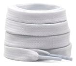 Kit 3 Pares Cadarço Largo Bboy Fat Lace Grosso Branco Tenis