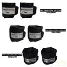 Kit 3 Pares Caneleira Peso Tornozeleira 1kg 2kg 3kg Academia