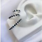 Kit 3 Pares De Brincos Trio Argola Folheado
