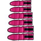 Kit 3 Pares de Caneleira de Peso Para Perna de 3kg 4kg 5kg Rosa Reforçada Treino Fitness Funcional Tornozeleira de Academia Profissional