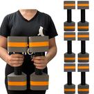 Kit 3 Pares de Halteres Hidroginástica Em EVA 2 A 3 Kg DF4012-CZ Cinza/Laranja Dafoca Sports Kit 3 Pares de Halteres Hidroginástica Em EVA 2 A 3 Kg DF4012-CZ Cinza/Laranja Dafoca Sports