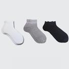 Kit 3 Pares de Meia Cano Curto Esportiva Atoalhada UNISSEX