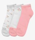 Kit 3 Pares De Meia Cano Curto Infantil Trick Nick Branco