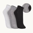 Kit 3 Pares de Meia Cano Curto Trifil Unissex T08004 Kit 3 Pares de Meia Cano Curto Trifil Unissex T08004
