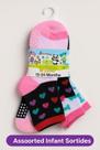 Kit 3 Pares de Meia Infântil Sortidas Idade 12 a 24 Meses Kit 3 Pares de Meia Infântil Sortidas Idade 12 a 24 Meses