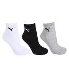 Kit 3 Pares de Meia Unissex Puma Cano Médio Multicolor