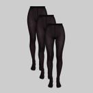 Kit 3 Pares De Meias Calças Lupo Opaca Fio 80 05858-001