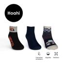 Kit 3 pares de meias cano curto hoahi juvenil Kit 3 pares de meias cano curto hoahi juvenil