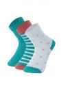 KIT 3 PARES DE MEIAS CANO MEDIO BEBÊ,INFANTIL Mash