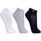 Kit 3 Pares de Meias Lupo Feminina Cano Curto Algodão Lisa Premium