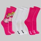 Kit 3 Pares de Meias Lupo Nintendo Princesa Peach e Colors 16300-16906