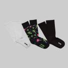 Kit 3 Pares de Meias Lupo Urban Colors Pirulito 16300-004-16901-105-16300-004