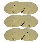 Kit 3 Pares de Pratos Splash para Bateria 12" Liga de Aço New York