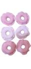 Kit 3 pares de rosquinhas de amamentação - proteção seios - tecido absorvente