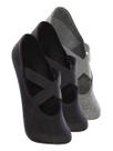 Kit 3 Pares de Sapatilhas Antiderrapante Pilates Lupo 4942-006 Colorido