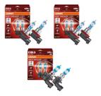 Kit 3 Pares Lampada Osram Night Breaker Laser Hb3 + 2x H11