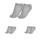Kit 3 Pares Meia Cano Curto Soquete Unissex Adulto Infantil