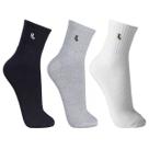 Kit 3 Pares Meia Cano Médio Lupo Unissex Algodão 37-44 Macia Kit 3 Pares Meia Cano Médio Lupo Unissex Algodão 37-44 Macia