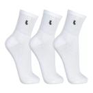 Kit 3 Pares Meia Cano Médio Lupo Unissex Algodão 37-44 Macia