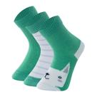 Kit 3 pares meia cas c medio bebe c/lycra infantil mash 16-21 verde bichinhos raposa Kit 3 pares meia cas c medio bebe c/lycra infantil mash 16-21 verde bichinhos raposa