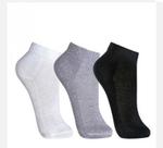 Kit 3 Pares Meia Confort Cano Curto De Algodão Kit 3 Pares Meia Confort Cano Curto De Algodão