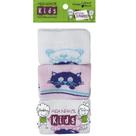Kit 3 Pares Meia Infantil Feminina Dallf