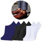 Kit 3 Pares Meia Invisível Masculina 40-46 Kit 3 Pares Meia Invisível Masculina 40-46