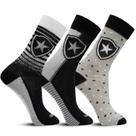 Kit 3 Pares Meia Juvenil Casual Botafogo Futebol Clube Kit 3 Pares Meia Juvenil Casual Botafogo Futebol Clube