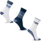 Kit 3 Pares Meia Juvenil Casual Futebol Cruzeiro Esporte Clube
