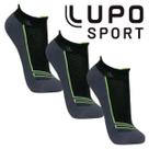 Kit 3 Pares Meia Lupo Original Performance Sport Dry Esporte Preta Unissex