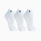 Kit 3 Pares Meia Lupo Sport Cano Baixo Branca 33 ao 36