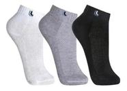 Kit 3 Pares Meia Lupo Unissex Cano Curto Sport Algodão 03225