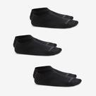 Kit 3 Pares Meia Masculina Básica Algodão Poliamida Preta 39/44