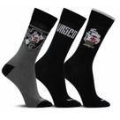Kit 3 pares Meia Masculina Casual Clube VASCO DA GAMA Kit 3 pares Meia Masculina Casual Clube VASCO DA GAMA