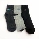 Kit 3 pares meia masculina derby 4099002 algodão antialergico