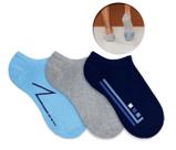 Kit 3 Pares Meia Masculina Micro Invisível Algodão Rikam Cor: Sortidas Tamanho: 39 ao 43