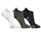 Kit 3 Pares Meia Micro Invisível Performance Corrida Caminhada Academia Fitness Tamanho: 39 ao 43 Cor: Sortidas