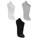 Kit 3 Pares Meia Sapatilha Lupo 3170-089 Branca/Preta/Cinza