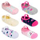 Kit 3 Pares Meia Sapatilha Menina Bebe Pimpolho Tamanho:26 a 30 (3 a 6 Anos)